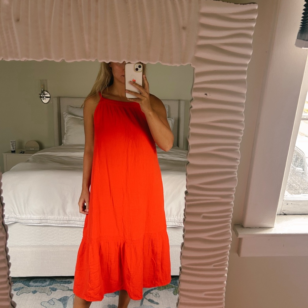 H&M Double-weave Cotton Dress